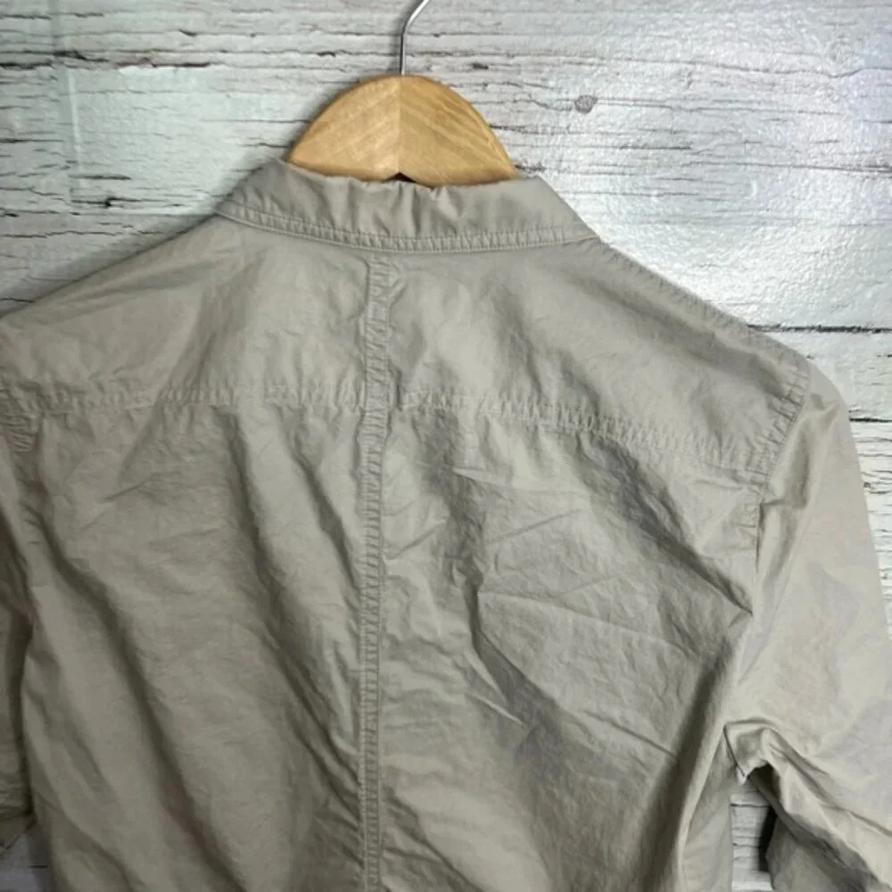 Calvin Klein khaki dress short  sleeve size 12 petite - Picture 6 of 8